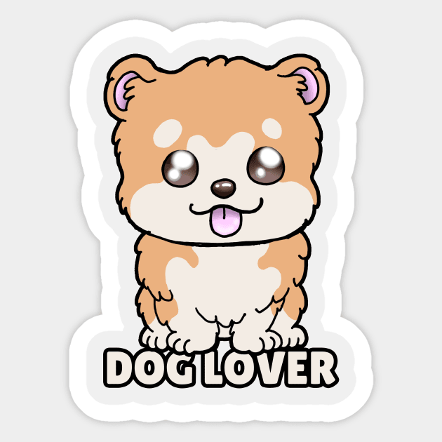 CUTE DOG CARTOON Sticker by MIZART